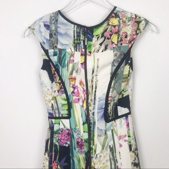SEDUCE Multi Print Floral Dress - Picture 5 of 7
